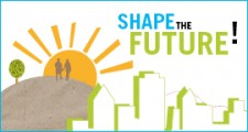 Shape the Future-Logo, nicht unter freier Lizenz.